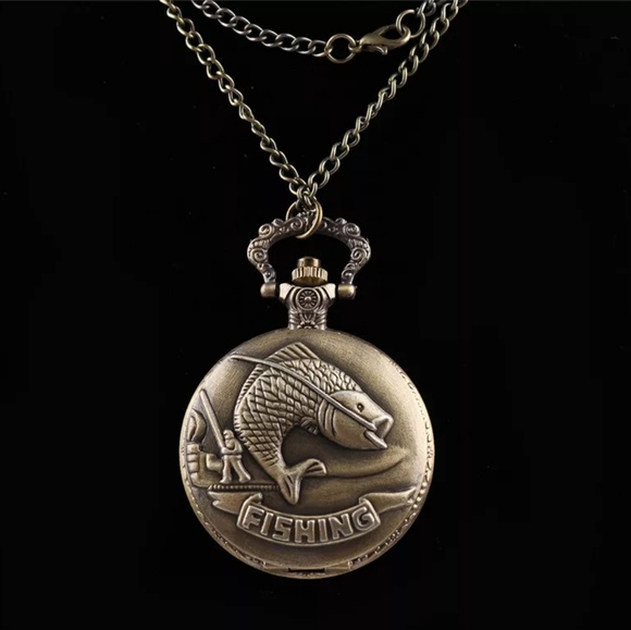Other - 🆕️❤FISHING Antique bronze chain watch